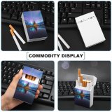 yanfind Cigarette Case Space Glowing Tranquility Place Dramatic Beauty Journey Awe River Scenics Borealis Hard Plastic Crushproof Cigarette Case