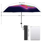 yanfind Umbrella Manual Glowing Futuristic Brain Craft Archival Art Light Anatomy Technology Windproof waterproof anti-ultraviolet protection golf umbrella
