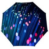yanfind Umbrella Manual Space Transfer Glowing Telephone Fiber Optometry Data Optic Defocused Virtual Lighting Natural Windproof waterproof anti-ultraviolet protection golf umbrella