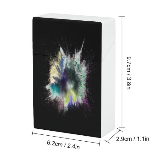 yanfind Cigarette Case Space Bizarre Comunidad Autonoma Valencia Pain Fire Social Heat Studio Issues Strength Hard Plastic Crushproof Cigarette Case