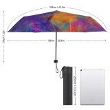 yanfind Umbrella Manual Natural Pastel Impressionism Canvas Sample Feature Art Layered Oil Surrounding Abstract Polka Windproof waterproof anti-ultraviolet protection golf umbrella
