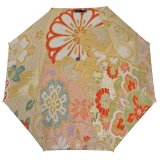 yanfind Umbrella Manual Japanese Leaf Kimono Craft Floral Art Tradition Embroidery Japan Design Traditional Windproof waterproof anti-ultraviolet protection golf umbrella