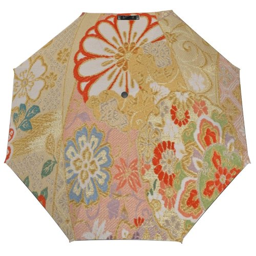 yanfind Umbrella Manual Japanese Leaf Kimono Craft Floral Art Tradition Embroidery Japan Design Traditional Windproof waterproof anti-ultraviolet protection golf umbrella