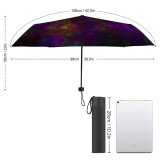 yanfind Umbrella Manual Space Glowing Futuristic Generated Chaos Purple Sparks Surreal Science Explosive Windproof waterproof anti-ultraviolet protection golf umbrella