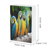 yanfind Cigarette Case Tree Place Aviary Beauty River Wilderness Bird Famous Macaw Focus Tropical Sunset Hard Plastic Crushproof Cigarette Case