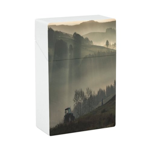 yanfind Cigarette Case Worker Agriculture Rural Tree Beauty England Awe Scenics Abandoned District Natural Hard Plastic Crushproof Cigarette Case
