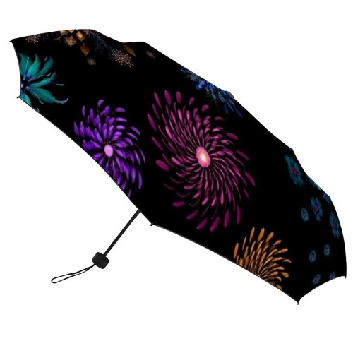 yanfind Umbrella Manual Display Studio Beauty Fragility Fawkes Stamen Natural Night Shot Focus Sky Vibrant Windproof waterproof anti-ultraviolet protection golf umbrella