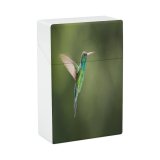 yanfind Cigarette Case Argentina Wing Flapping Bird Rainforest Wild Hovering Hummingbird Wildlife Outdoors Flying Hard Plastic Crushproof Cigarette Case