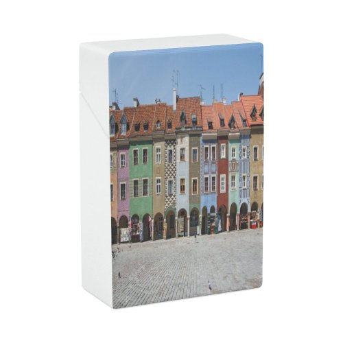 yanfind Cigarette Case Old Wielkopolska Cobblestone Polish Tile Narrow European Destinations Architecture Outdoors Hard Plastic Crushproof Cigarette Case