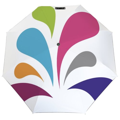 yanfind Umbrella Manual Glowing Happiness Issues Cheerful Duvet Decoration Abstract Flower Row Blank Windproof waterproof anti-ultraviolet protection golf umbrella