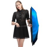 yanfind Umbrella Manual Headshot Ethnicities Away Asian Face Natural Night Lifestyles Glittering Carefree Light Young Windproof waterproof anti-ultraviolet protection golf umbrella