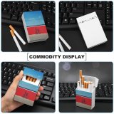 yanfind Cigarette Case Space Bicycle Beach Sea Italy Transportation Sky Stationary Mode Architecture Outdoors Rimini Hard Plastic Crushproof Cigarette Case