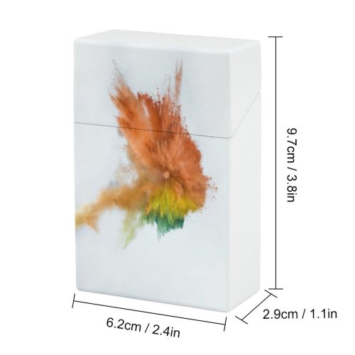 yanfind Cigarette Case Physical Exploding Studio Form Natural Turbulence Fumes Vibrant Contrasts Craft Imagination Abstract Hard Plastic Crushproof Cigarette Case