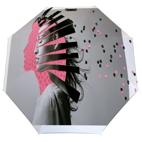 yanfind Umbrella Manual Headshot Brainstorming Contemplation England Montage Eyes Tousled Composite Solitude Mid Profile Windproof waterproof anti-ultraviolet protection golf umbrella