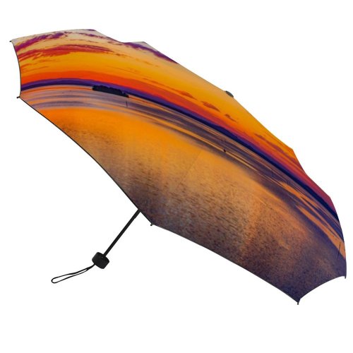 yanfind Umbrella Manual Sky Reflection Coastal Idyllic Horizon Moody Scene Beach Dramatic Over Scenics Feature Windproof waterproof anti-ultraviolet protection golf umbrella