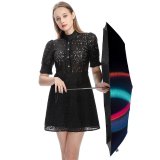 yanfind Umbrella Manual Glowing Studio Beam Experiment Phoropter Physics Directly Refraction Lighting Imagination Natural Windproof waterproof anti-ultraviolet protection golf umbrella