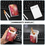 yanfind Cigarette Case Glowing Display Blurred Year's Natural Night Sparks Eve Structure Sky Explosive Hard Plastic Crushproof Cigarette Case