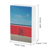 yanfind Cigarette Case Space Bicycle Beach Sea Italy Transportation Sky Stationary Mode Architecture Outdoors Rimini Hard Plastic Crushproof Cigarette Case