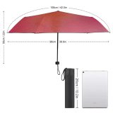 yanfind Umbrella Manual Sky Liquid Surreal Futuristic Art Saturated Abstract Crystal Space Motion Watercolor Windproof waterproof anti-ultraviolet protection golf umbrella
