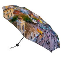 yanfind Umbrella Manual Space Old Walkway Ruin Place Journey High Scenics Exterior Ancient Cloudscape Townscape Windproof waterproof anti-ultraviolet protection golf umbrella