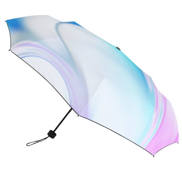 yanfind Umbrella Manual Pastel Natural Liquid Science Futuristic Wireless Art Abstract Light Motion Gradient Lighting Windproof waterproof anti-ultraviolet protection golf umbrella