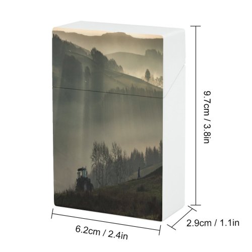 yanfind Cigarette Case Worker Agriculture Rural Tree Beauty England Awe Scenics Abandoned District Natural Hard Plastic Crushproof Cigarette Case