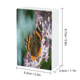 yanfind Cigarette Case Wing Beauty Fragility Spread Italy Wild Lepidoptera Admiral Butterfly Antenna Wildlife Plant Hard Plastic Crushproof Cigarette Case