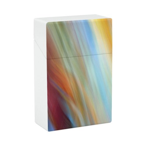 yanfind Cigarette Case Blurred Motion USA Abstract Ideas Hard Plastic Crushproof Cigarette Case
