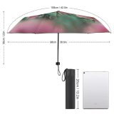 yanfind Umbrella Manual Pastel Natural Reflection Illuminated Wind Gold Softness Femininity Parkland Plant Throwing Windproof waterproof anti-ultraviolet protection golf umbrella