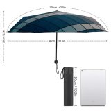 yanfind Umbrella Manual Futuristic Generated District Window Downtown Digitally City Architecture Abstract UK Windproof waterproof anti-ultraviolet protection golf umbrella