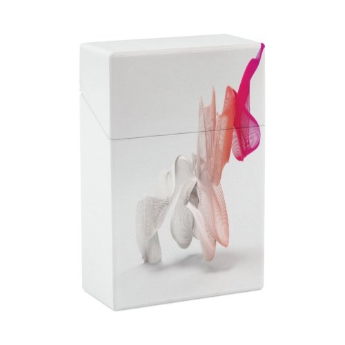 yanfind Cigarette Case Space Twisted Tangled Fiber Intertwined Smooth Data Resolution Optic Tied Hard Plastic Crushproof Cigarette Case