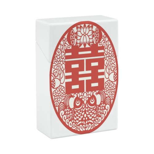 yanfind Cigarette Case Cheerful Asian Happiness Decoration Love Bridegroom Emotion Non Wife Seafood Root Western Hard Plastic Crushproof Cigarette Case