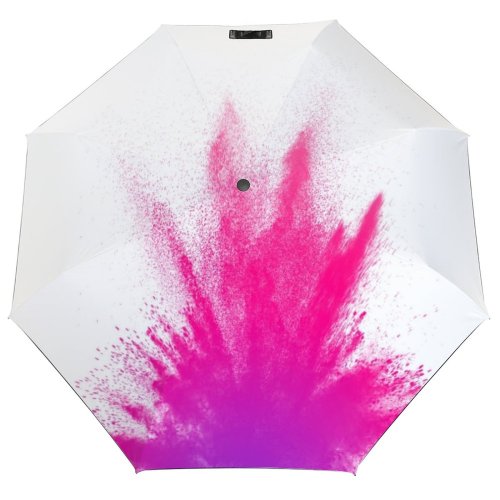 yanfind Umbrella Manual Sky Powder Social Issues Burning Stack Moving Abstract Falling Space Changing Windproof waterproof anti-ultraviolet protection golf umbrella