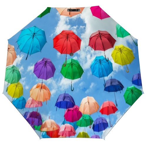 yanfind Umbrella Manual Sky Umbrella Manual Below Side Hanging Outdoors By Directly Cloud Decoration Choice Windproof waterproof anti-ultraviolet protection golf umbrella