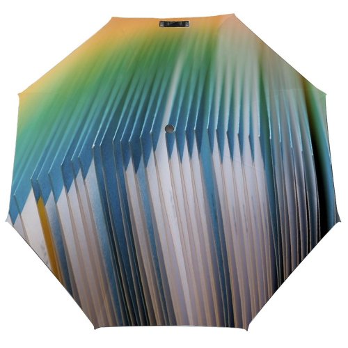 yanfind Umbrella Manual Grunge Heap Blank Printing Textbook Literature Stack Blurred Creativity Flowing Swatch Spectrum Windproof waterproof anti-ultraviolet protection golf umbrella