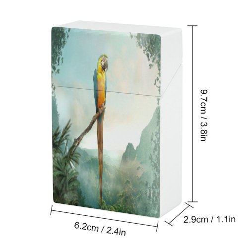 yanfind Cigarette Case Space Islands Perching Digital Beauty Honolulu Innocence Pacific Generated Composite Imagination Hard Plastic Crushproof Cigarette Case