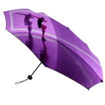 yanfind Umbrella Manual Bending Dancing Mapping Caucasian Dancer England Vitality Imagination Purple Leg Teenager Vibrant Windproof waterproof anti-ultraviolet protection golf umbrella