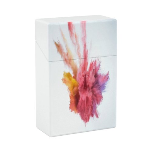 yanfind Cigarette Case Space Brightly Social Studio Issues Mixing England Splattered Changing High Vitality Merging Hard Plastic Crushproof Cigarette Case