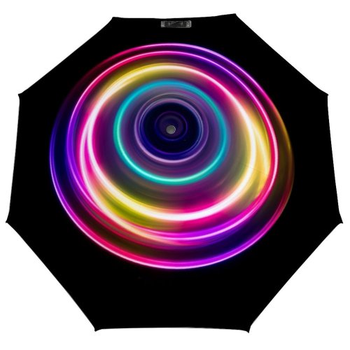 yanfind Umbrella Manual Shiny Illuminated Science Side Jewelry Blurred Futuristic Transparent Innovation China Abstract Windproof waterproof anti-ultraviolet protection golf umbrella
