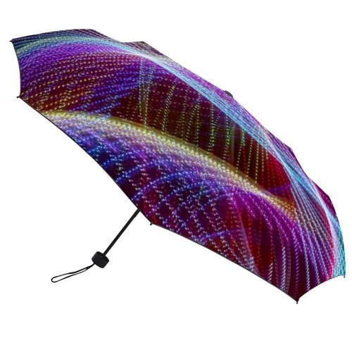 yanfind Umbrella Manual Fiber Studio Data Optic Vitality Jersey Virtual Purple Complexity Innovation Shot Science Windproof waterproof anti-ultraviolet protection golf umbrella