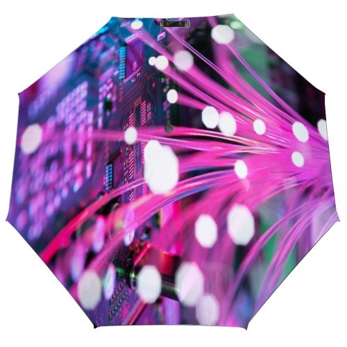 yanfind Umbrella Manual Surveillance Fiber Futuristic Data Optic England Electronics Progress High Virtual Generated Wireless Windproof waterproof anti-ultraviolet protection golf umbrella