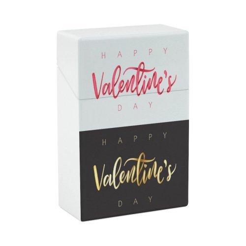 yanfind Cigarette Case Romance Fun Item Advertisement Happiness Decoration Love Emotion Valentine Web Hard Plastic Crushproof Cigarette Case