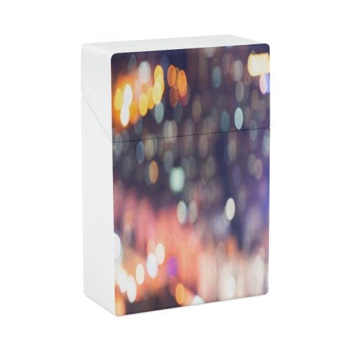 yanfind Cigarette Case Blurred Dalian Dreamlike Transportation Decoration Illuminated Entertainment Wishing Natural Focus Soft Liaoning Hard Plastic Crushproof Cigarette Case
