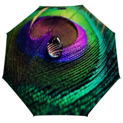 yanfind Umbrella Manual Beauty Feather Purity Focus Simplicity Scene Drop Dew Selective Tranquil Windproof waterproof anti-ultraviolet protection golf umbrella