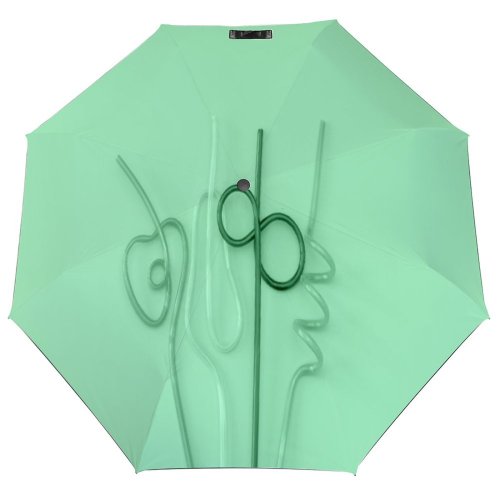 yanfind Umbrella Manual Social Tube Transparent Futuristic Leaf Cocktail Grape Party Liquid Purple Windproof waterproof anti-ultraviolet protection golf umbrella