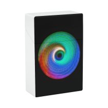 yanfind Cigarette Case Effects Social Propeller Resources Futuristic Compact Rainbow Issues Fan Blurred Disk DVD Hard Plastic Crushproof Cigarette Case