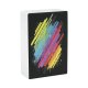 yanfind Cigarette Case Grunge Homosexual Rainbow Splattered Funky Vibrant Drop Abstract Retro Spraying Design Hard Plastic Crushproof Cigarette Case