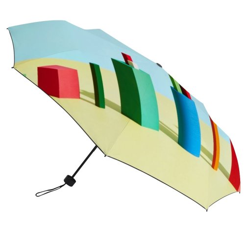 yanfind Umbrella Manual Space Growth Studio Way Cuboid Data Block Stock Progress Moving Dimensional Shot Windproof waterproof anti-ultraviolet protection golf umbrella
