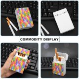 yanfind Cigarette Case Relaxation Tranquility Idyllic Parasol Heat Blended Beauty Journey Beach Cocktail Hard Plastic Crushproof Cigarette Case