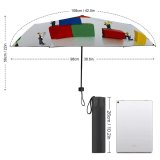 yanfind Umbrella Manual Headwear Caucasian Latin Hardhat Block Hispanic Composite Ethnic Aviv Medium Built Structure Windproof waterproof anti-ultraviolet protection golf umbrella